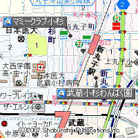 保育園マップ（武蔵小杉・新丸子）