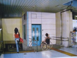 武蔵小杉駅北口エレベーター　2F部分イメージ