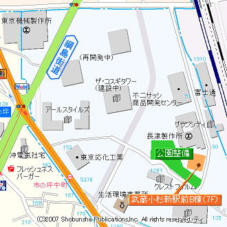 武蔵小杉新駅前B棟マップ