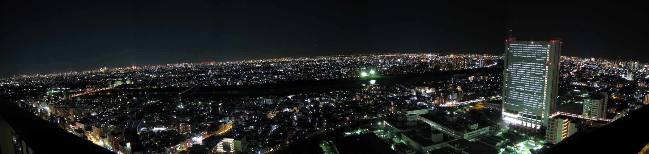 パークシティ武蔵小杉ステーションフォレストタワー　パノラマ３夜景（ガイドなし）